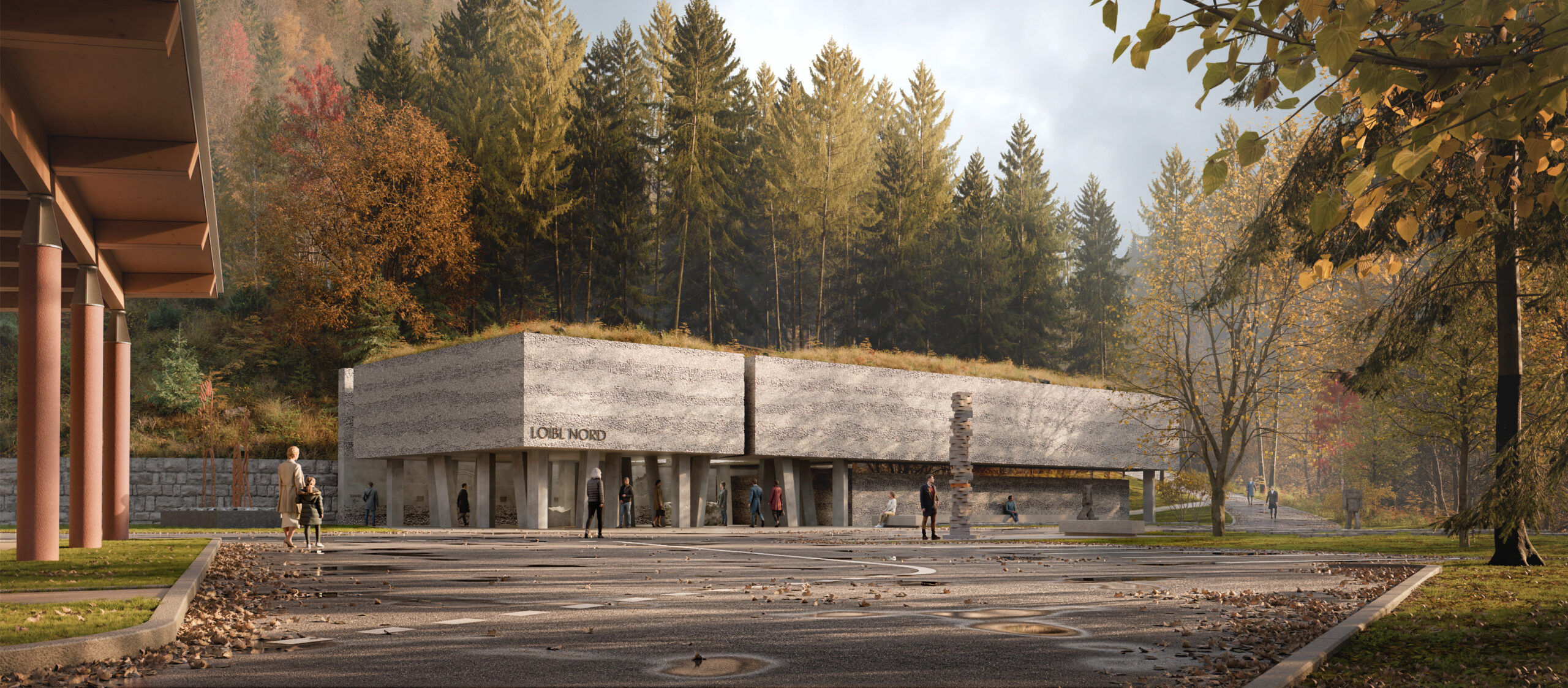 Loiblpass Memorial. Loibl-Nord